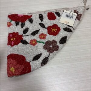 Floral Beaded Clutch